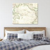 Toile Carte de l'océan Pacifique (Insitu(Chambre))