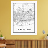 Toile Carte de Long Island (Insitu(Salon))