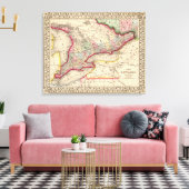 Toile Carte de l'Ontario par Mitchell (Insitu(Salon))