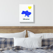 Toile Carte de l'Ukraine (Insitu(Chambre))