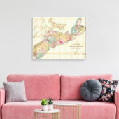 Toile Carte de Mackinlay de la province de la Nouvelle-É (Insitu(Salon))