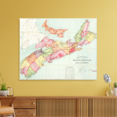 Toile Carte de Mackinlay de la province de la Nouvelle-É (Insitu(Salon))