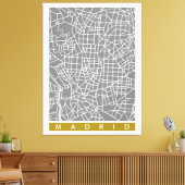 Toile Carte de Madrid (Insitu(Salon))