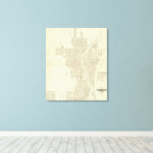 Toile Carte de Milwaukee (Insitu (Plancher de Bois))