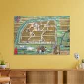 Toile Carte de Moscou (Insitu(Salon))