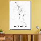Toile Carte de Napa Valley (Insitu(Salon))