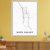 Toile Carte de Napa Valley (Insitu(Salon))