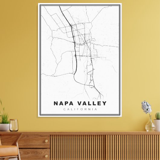 Toile Carte de Napa Valley (Insitu(Salon))