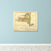Toile Carte De New York (Insitu (Plancher de Bois))