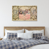 Toile Carte de Noël, exemple de Noël connu (Insitu(Chambre))