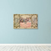 Toile Carte de Noël, exemple de Noël connu (Insitu (Plancher de Bois))