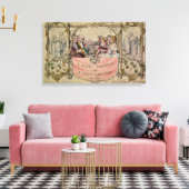 Toile Carte de Noël, exemple de Noël connu (Insitu(Salon))
