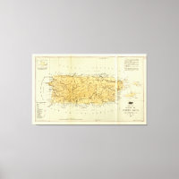 Carte de Porto Rico (Porto RIco) vers 1898