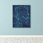 Toile Carte de Rome (Insitu (Plancher de Bois))