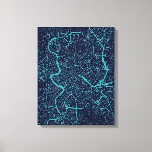 Toile Carte de Rome (Recto)