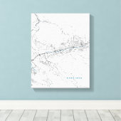 Toile Carte de Sarajevo (Insitu (Plancher de Bois))