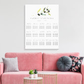 Toile Carte de siège Mariage d'aquarelle Olive botanique (Insitu(Salon))