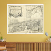 Toile Carte de St. Augustine Florida (1764) (Insitu(Salon))