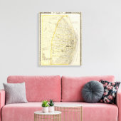 Toile Carte de St Louis City (Insitu(Salon))