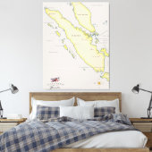Toile carte de Sumatra (Insitu(Chambre))