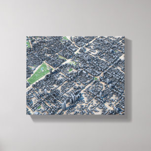Toile Carte de Taipei