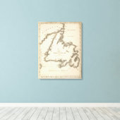 Toile Carte de Terre-Neuve (Insitu (Plancher de Bois))