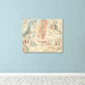Toile Carte de Tieflander Atlas (Insitu (Plancher de Bois))