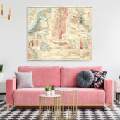 Toile Carte de Tieflander Atlas (Insitu(Salon))