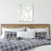 Toile Carte de Tucson Arizona (1992) (Insitu(Chambre))
