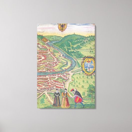 Toile Carte de Vienne (Recto)