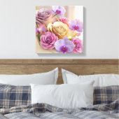 Toile Carte de voeux 3D Splendor Springtime avec Dew-Kis (Insitu(Chambre))