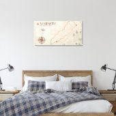 Toile Carte de Yosemite Imprimée (Insitu(Chambre))