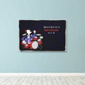 Toile Carte d'entrée Bar Mitzvah Mitzvah (Insitu (Plancher de Bois))