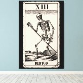 Toile Carte Der Tod / Death Tarot (Insitu (Plancher de Bois))