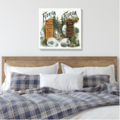 Toile Carte des cantons, Floride (Insitu(Chambre))