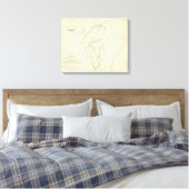 Toile Carte des Cherokees (Insitu(Chambre))