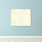 Toile Carte des Cherokees (Insitu (Plancher de Bois))