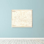 Toile Carte des constellations (Insitu (Plancher de Bois))