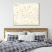 Toile Carte des constellations (Insitu(Chambre))