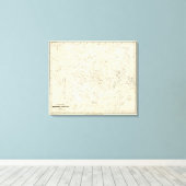 Toile Carte des constellations 2 (Insitu (Plancher de Bois))
