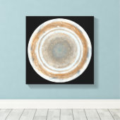 Toile Carte des couleurs de Jupiter (Insitu (Plancher de Bois))