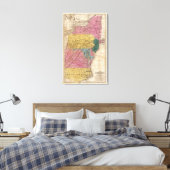 Toile Carte des États du Moyen-Orient (Insitu(Chambre))