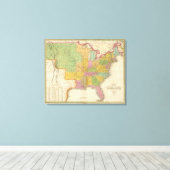 Toile Carte des États-Unis (Insitu (Plancher de Bois))