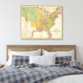 Toile Carte des États-Unis (Insitu(Chambre))