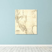 Toile Carte Des États-Unis (Insitu (Plancher de Bois))