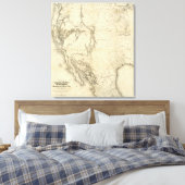 Toile Carte Des États-Unis (Insitu(Chambre))