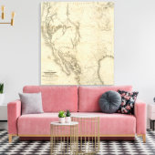 Toile Carte Des États-Unis (Insitu(Salon))