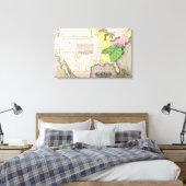 Toile Carte des États-Unis (Insitu(Chambre))