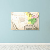 Toile Carte des États-Unis (Insitu (Plancher de Bois))