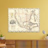 Toile Carte Des États-Unis 3 (Insitu(Salon))